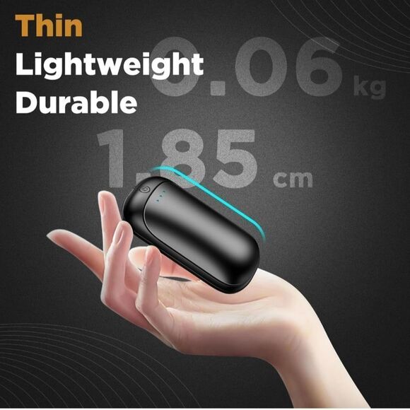 Hand Warmers Rechargeable, 7000mAh Electric Hand Warmers Up to 18Hrs 1 Pack - Picture 2 of 7